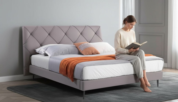 Bett 180x200cm Betten Leder Moderne Schlafzimmer Möbel Polster Design