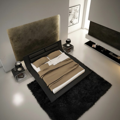 Design Gepolstert Hotel Bett 180x200cm Hochzeit Holz Schlafzimmermöbel