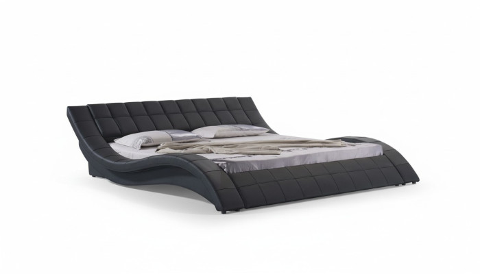 Doppel Hotel Betten Ehe Schlaf Zimmer Leder Bett Polster Design Luxus