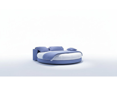 Rundes Leder Bett 200x200 Luxus Polster Rund Betten Runde Stoff Hotel