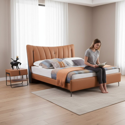 Doppelbett Ehebett Designerbett NEU 180x200cm Designer Polsterbett Bett