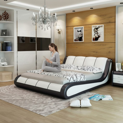 Betten Luxus Schlafzimmer Möbel Doppel Bett Design Stoff Hotel Blaue