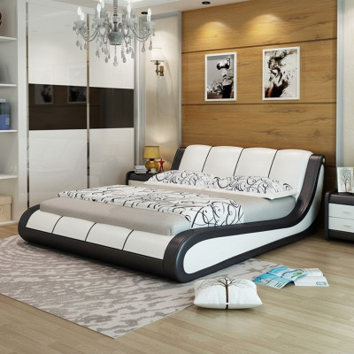 Betten Luxus Schlafzimmer Möbel Doppel Bett Design Stoff Hotel Blaue