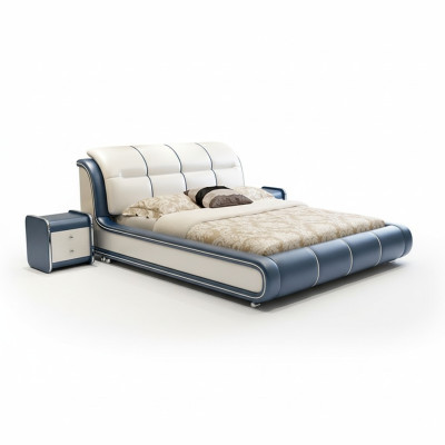 Design Stoff Möbel Hotel Grüne Betten Schlafzimmer Luxus Boxspring Bett