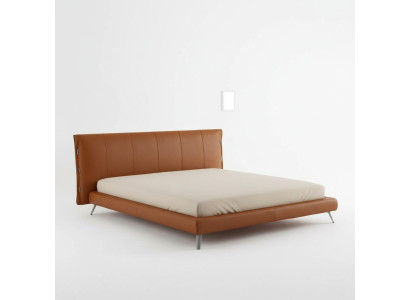 Polster Doppel Betten Metall Design Luxus Bett Schlafzimmer Italienisches