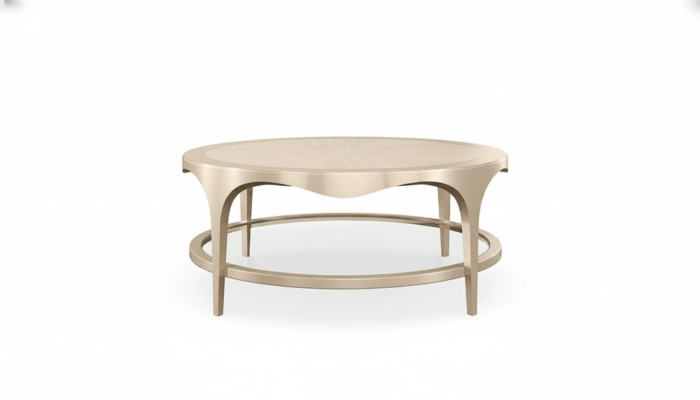 Wohnzimmer Möbel Tisch Couchtisch Design Luxus Einrichtung Holz Tische Oval Rund