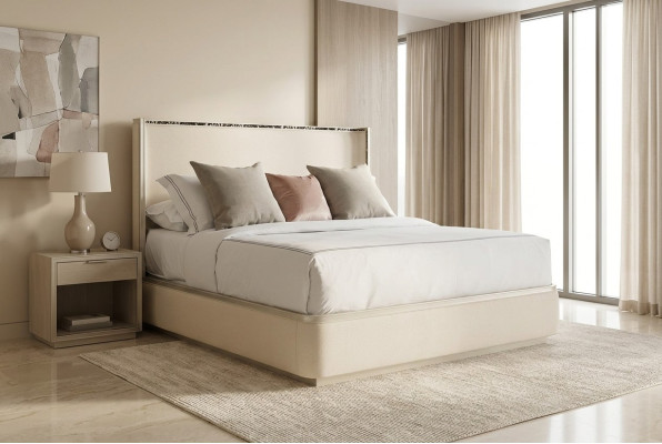Betten 180x200 cm Textil Hotel Luxus Polster Sitz Stoff Design Bett Schlafzimmer