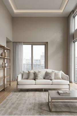 Design Sofa 3 Sitzer Wohnzimmer Stoff Couch Polster Sofas Neu Grau Textil Möbel