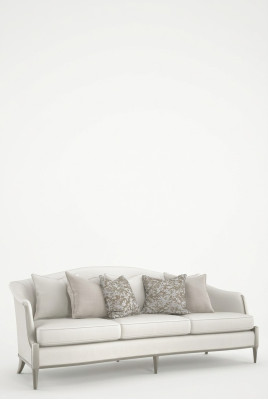 Design Sofa 3 Sitzer Wohnzimmer Stoff Couch Polster Sofas Neu Grau Textil Möbel