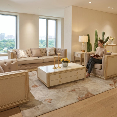 Wohnzimmer Tisch Holz Design Tische Modern Couchtisch Beistelltisch Sofa Möbel