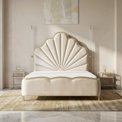 Bett Leder Polster Schlafzimmer Ehe 180x200 Design Doppelbett Lederbett Betten