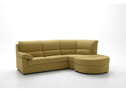 Italien Möbel Textil Gelb Moderne Luxus Ecke Couch L-Form Edel Modern alfitalia