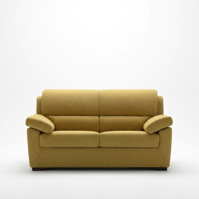 Modern Style Sofa Italien 2-er Textil Holzrahmen Wohnzimmer Couch Sofa alfitalia