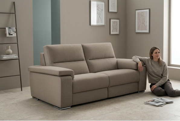 Sofa 3 Sitzer Sofas Sitz Couch Polster Sofa Modern Couchen Dreisitzer Textil Neu