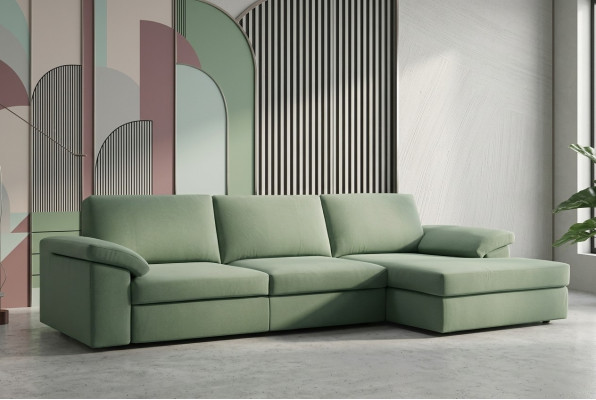 Eckcouch Sofa Italienische Sofas Couch Couchen Garnitur Möbel Stoff alfitalia