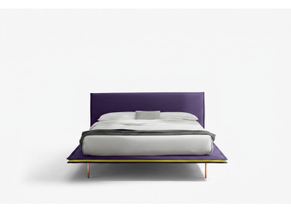 Design Bett 140x200cm Polster Luxus Betten Doppel Hotel Schlaf Zimmer Holz Neu