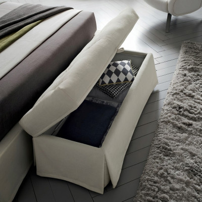 Modern Hocker Design Bänke Wohn Schlaf Bank Hocker Zimmer Polster Textil Stoff