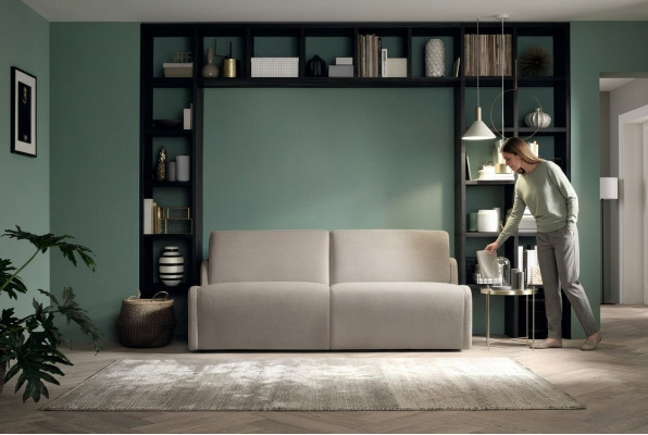 Wohnlandschaft Relax Italien Möbel Sitz Design Couch Lounge Samt Sofa 2 Sitzer