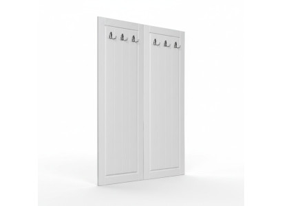 Wand Garderobe Ständer Garderobenständer Diele Hacken Holz Aufhänger Landhaus