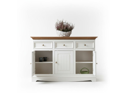 Massive Kommode Schrank Anrichte Sideboard Möbel Kommoden Holz Schränke Landhaus