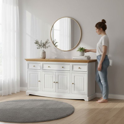 Kommode Vitrinen Schrank Weinschrank Regal Schränke Landhaus Anrichte Vitrine