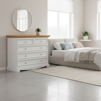 Kommode Design Wohnzimmer Möbel Holz Kommoden Sideboard Lowboard Landhaus NEU