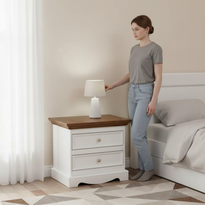 Design Nachttisch Konsole Beistell Tische Schlaf Zimmer Holz Neu Luxus Konsolen
