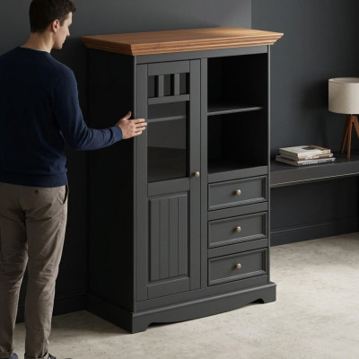 Design Möbel Luxus Landhaus Buffet Kommode Anrichte xxl Klassisch Kommoden Neu