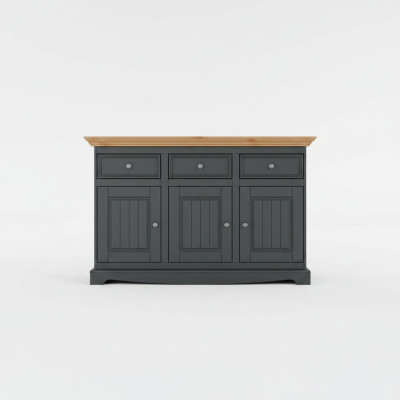 Design Kommode Holz Möbel Schrank Vitrine klassisch Schrank Buffet Bar Anrichte