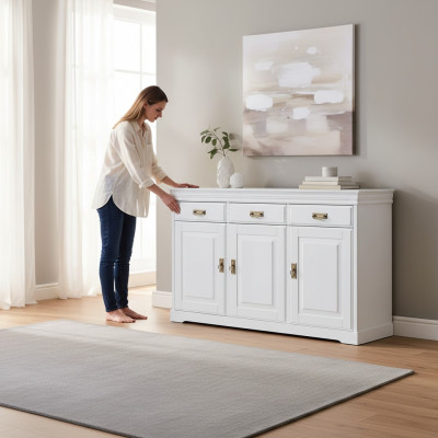 Anrichte Schrank Regal Luxus Wohn Zimmer Design Sideboard Landhaus Kommode