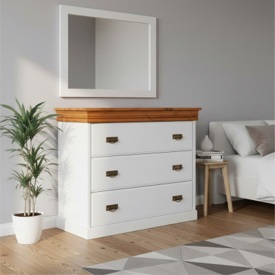 Klassische Kommode Schublade Kommoden Schrank Sideboard Holz Schränke Regal Neu