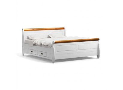 Luxus Bett Doppelbett Landhaus Stil Doppelbetten Weiß Schlafzimmer