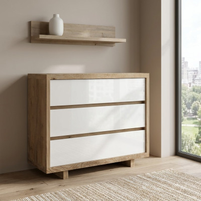 Schrank Regal Luxus Anstrakt Wohn Zimmer Design Kommode Anrichte Side Lowboard