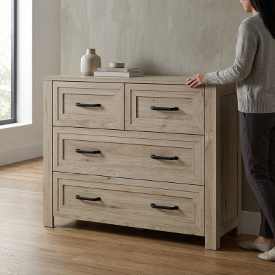 Holz Klassisch Design Kommoden Kommode Schrank Hochschrank Anrichte Schubladen