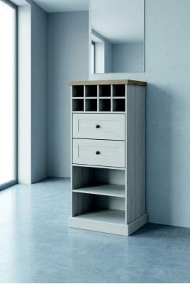 Landhaus Weiss Schrank Kommode Lowboard Anrichte Holz Buffet Kommoden Sideboard