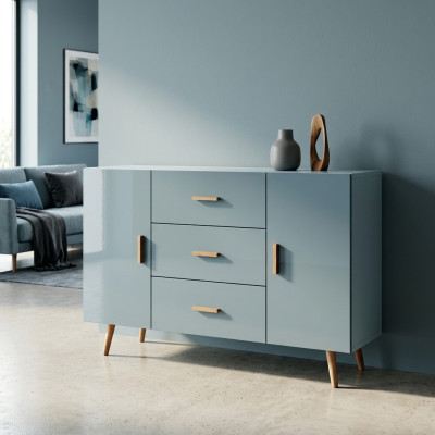 Kommode Brillo Kommoden Holz Schrank Sideboard Wohnzimmer Hochschrank Anrichte