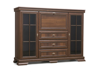 Wohnzimmerschrank 158cm XXL Low Boards Anrichte Holz Kommode Sideboard Kommoden