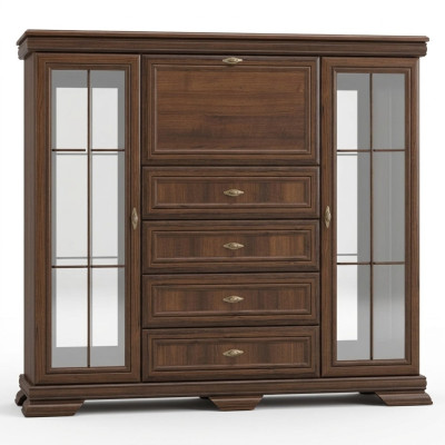 Schränke Holz Kommode 158cm Kommoden Schrank Anrichte Kommode Massivholz