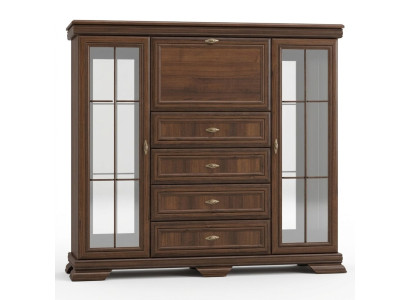 Schränke Holz Kommode 158cm Kommoden Schrank Anrichte Kommode Massivholz