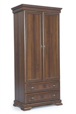 Schlafzimmer Kleiderschrank 2 türiger Holz Wandschrank Schrank Kleiderschränke