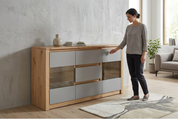 Schränke Neu Anrichte Möbel Kommoden Schrank Sideboard Massive Kommode Holz