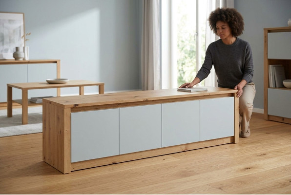 Kommoden Holz Schränke Sideboard Kommode Anrichte Schrank Möbel Neu Lowboard
