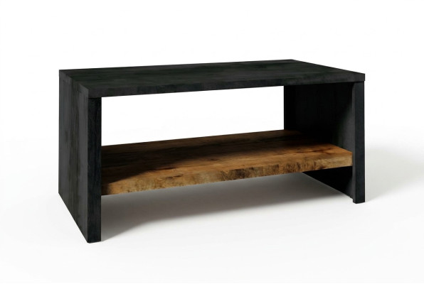 Couchtisch Holztisch Echtholz Massiv Holz Beistelltisch Tisch 120x60 Couchtische