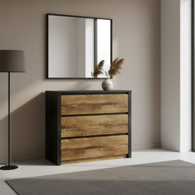 Landhaus Kommode Anrichte Side Lowboard Schrank Regal Luxus Kommoden Wohn Zimmer