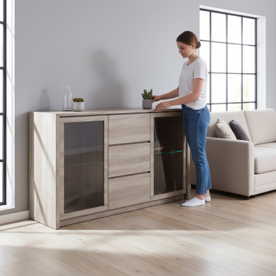 Designer Kommode Anrichte Side Low Board Schrank Kommoden Anrichte Schrank Neu