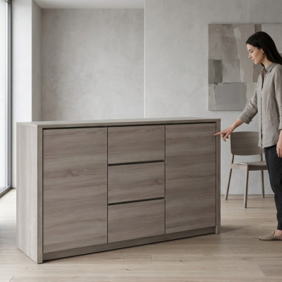 Kommode Schränke Holzkommode Anrichte Bar Wein Schrank Kommoden Designer Modern