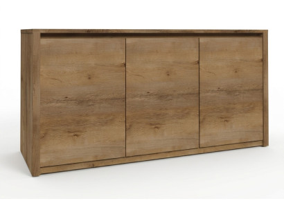 Moderne Holz Kommode Sideboard Kommoden Wohnzimmerschrank 130cm XL Low Boards