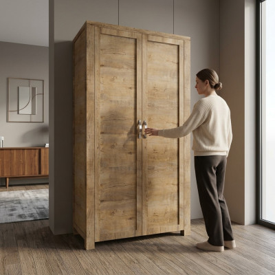 Mehrzweck Regale 100cm Schrank Regal Aufbewahrungs Kleiderschrank Garderobe Neu