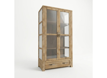 Landhaus Vitrine Kommoden Vitrinen Vitrinenschrank Schrank Glasschrank Bücher