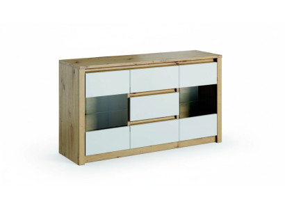 Wohnzimmer Regal Holz Luxus Möbel Designer Sideboard Anrichte Board Schrank Neu